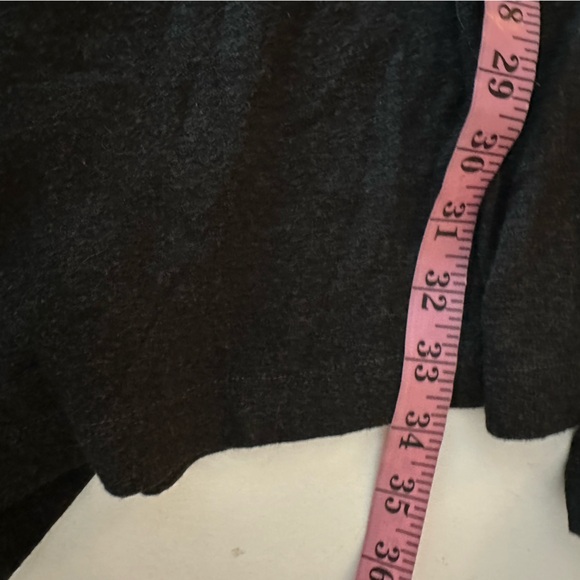 bryn Walker Gray Soft 90% Viscose Waterfall Lagenlook Oversized Tunic Top Size L - Picture 12 of 12